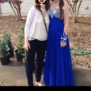 Royal Blue Evening Dress Size 4